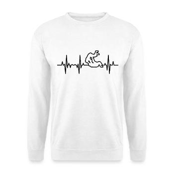 Judoka EKG - Unisex Pullover - Weiß - Vorne