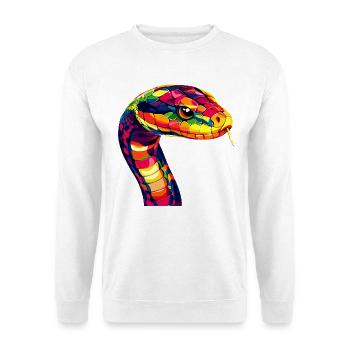 Snake Python Cobra Mamba Rattlesnake Snake - Unisex Sweatshirt - white - Front