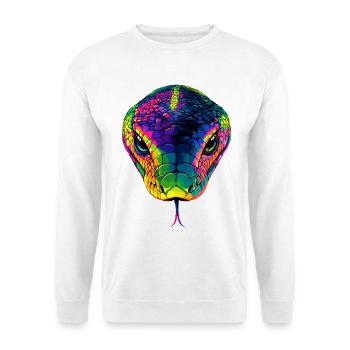 Serpent Python Cobra Mamba Serpent à sonnettes Serpent - Sweat-shirt Unisexe - blanc - Devant