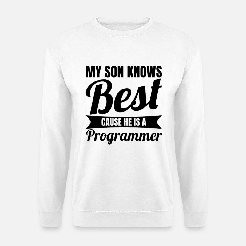 Programmer Son - Unisex Sweatshirt - white