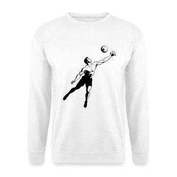 Volleyball players - Unisex Sweatshirt - white - Front