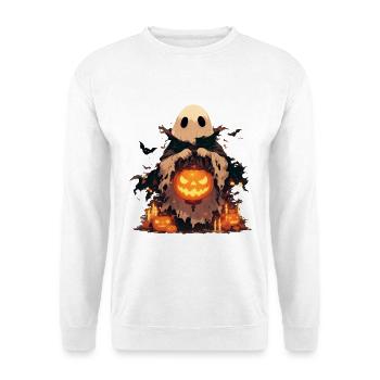 Ghost Ghost Halloween Pumpkin Lantern Gift - Unisex Sweatshirt - white - Front
