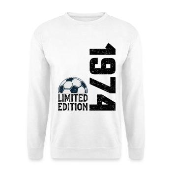Fußball in limitierter Auflage zum 50-jährigen - Unisex Pullover - Weiß - Vorne