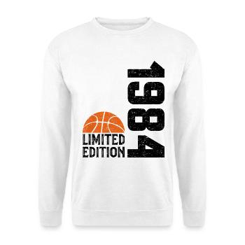 40th Anniversary 1984 Limited Edition Basketball - Unisex Sweatshirt - white - Front