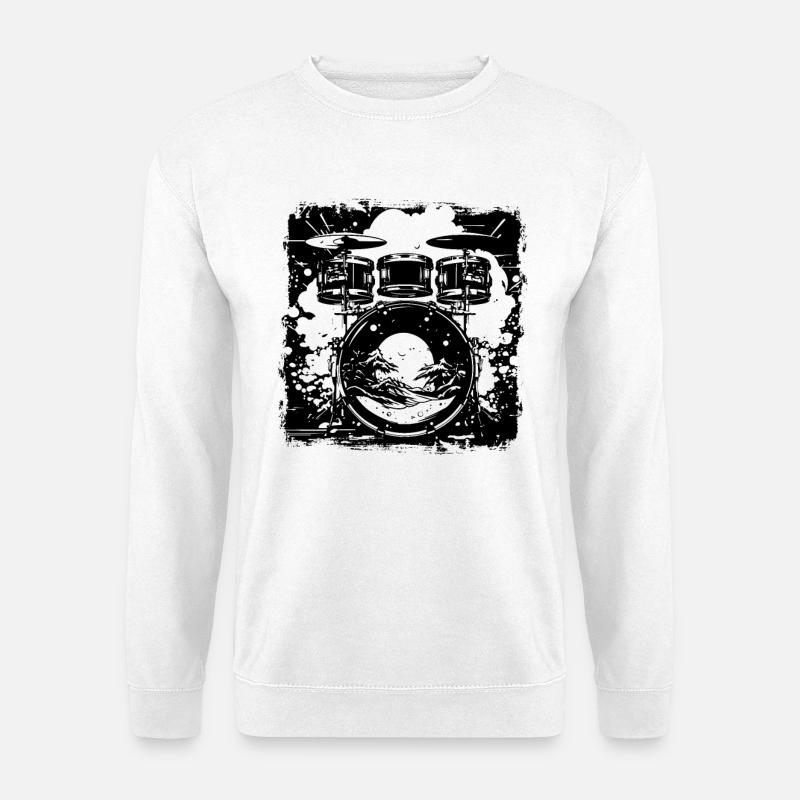 Trapset Drawing - Unisex Sweatshirt - white