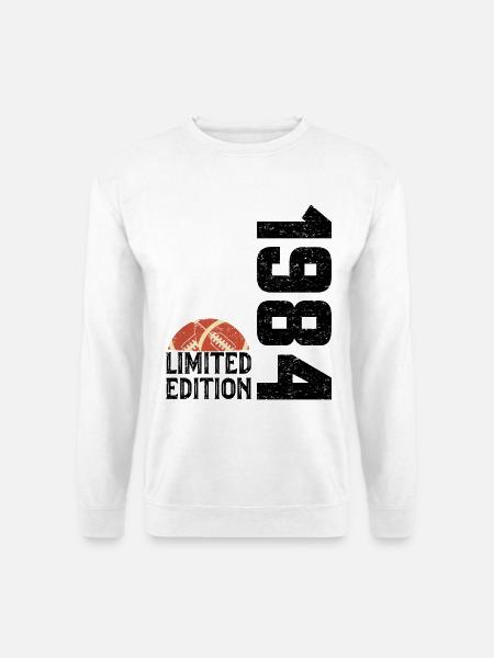 40e Anniversaire 1984 Édition Limitée Rugby - Sweat-shirt Unisexe - blanc