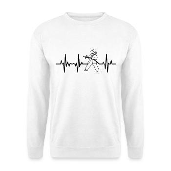 Firefighter Heart Palpitations - Unisex Sweatshirt - white - Front