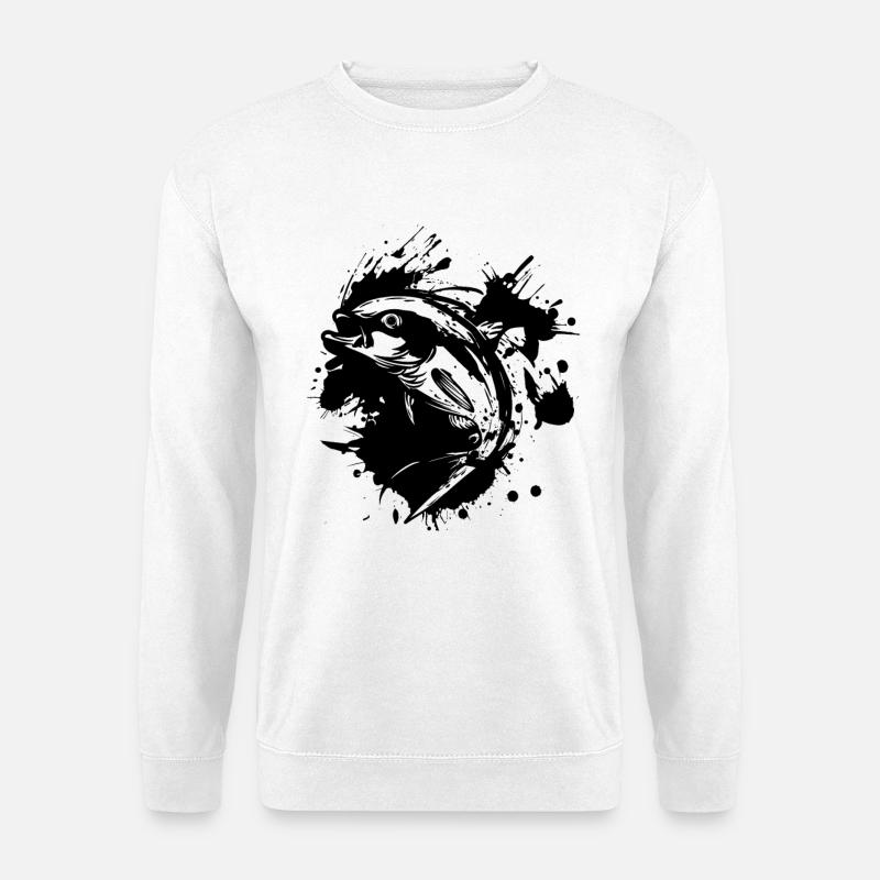 Fish - Unisex Sweatshirt - white