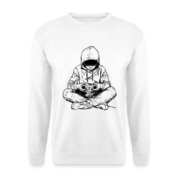 Graphismes de joueur - Sweat-shirt Unisexe - blanc - Devant