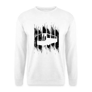 Bus Sketch - Unisex Sweatshirt - white - Front