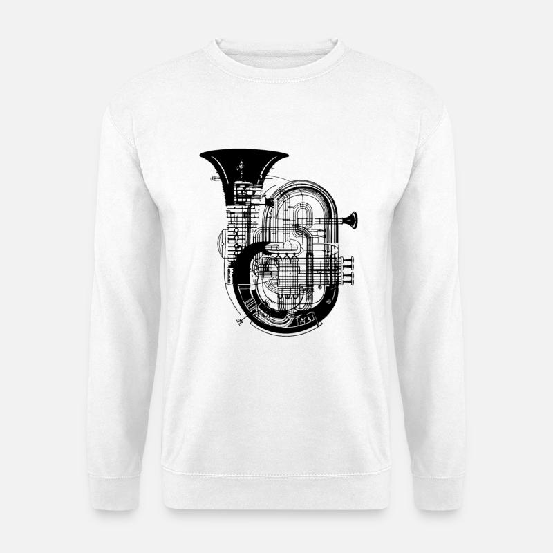 Tuba - Unisex Pullover - Weiß
