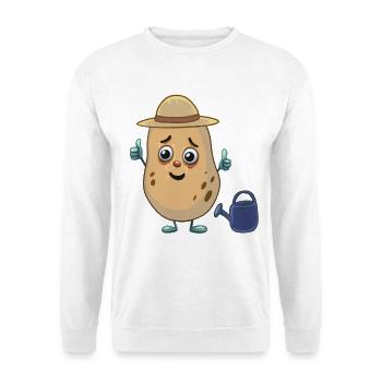 Potato, Farmer, Vegetable, Hobby Gardener, Garden - Unisex Sweatshirt - white - Front