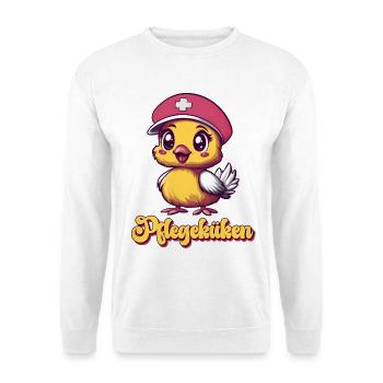 Allaiteur poussin stagiaire infirmière gériatrique infirmière - Sweat-shirt Unisexe - blanc - Devant