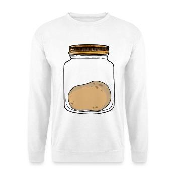 Potato Potatoes Vegetables - Unisex Sweatshirt - white - Front