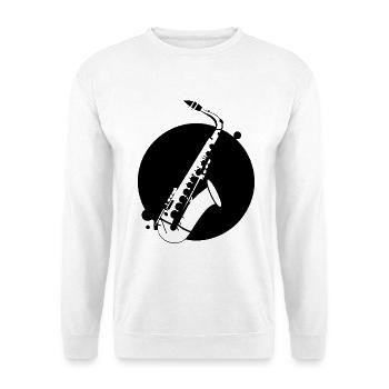 Saxophone - Unisex Sweatshirt - white - Front
