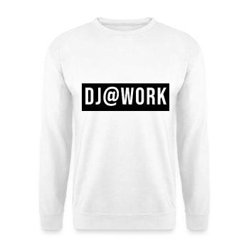 DJ At Work - Unisex Sweatshirt - white - Front