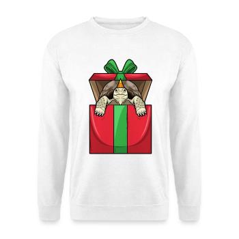 Forfait Anniversaire Tortue - Sweat-shirt Unisexe - blanc - Devant