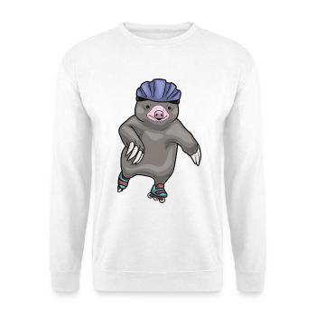Maulwurf Inline skating Inline skates - Unisex Pullover - Weiß - Vorne