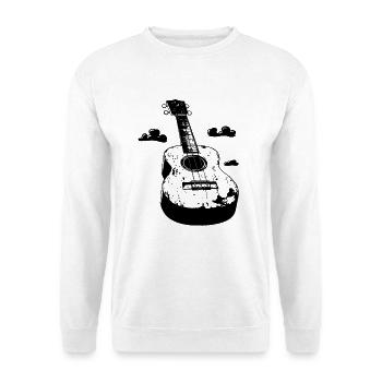 Ukulele Comic Style - Unisex Sweatshirt - white - Front