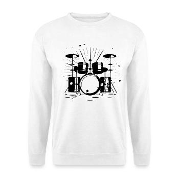 Trapset Skizze - Unisex Pullover - Weiß - Vorne