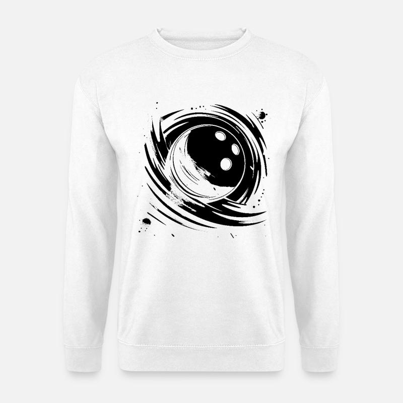 Graphiques de bowling - Sweat-shirt Unisexe - blanc