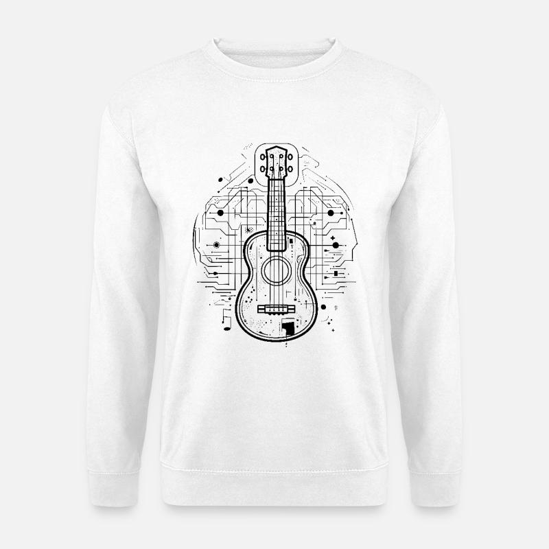 Ukulele - Unisex Pullover - Weiß
