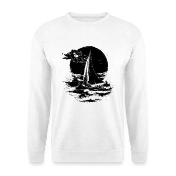 Segeln - Unisex Pullover - Weiß - Vorne