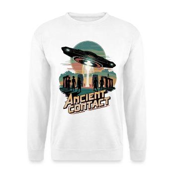 Uralte Astronauten-Begegnung mit Stonehenge UFO - Unisex Pullover - Weiß - Vorne