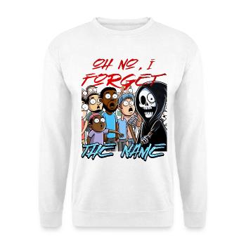 Sensenmann im Meme-Mob - Unisex Pullover - Weiß - Vorne