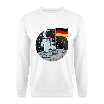 Astronaut Flag Germany - Unisex Sweatshirt - white - Front