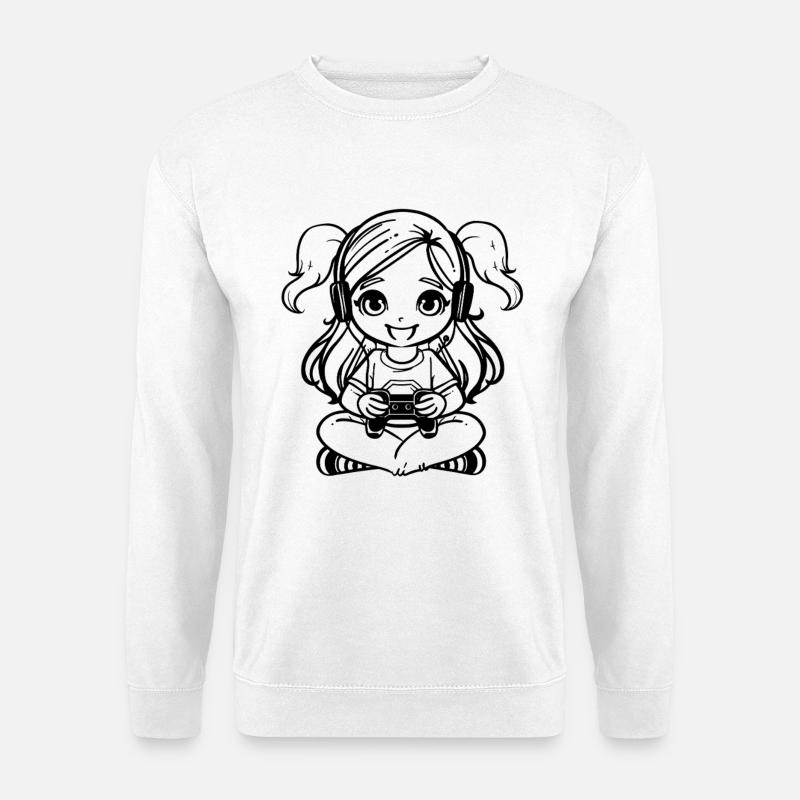 Videospiel Liebhaberin - Unisex Pullover - Weiß