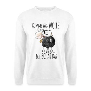 Allez, qu’est-ce que je veux, les brebis, les brebis - Sweat-shirt Unisexe - blanc - Devant