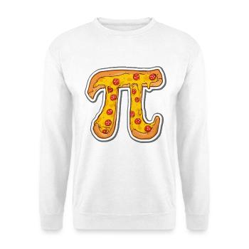 Icône Pizza Pi - Sweat-shirt Unisexe - blanc - Devant