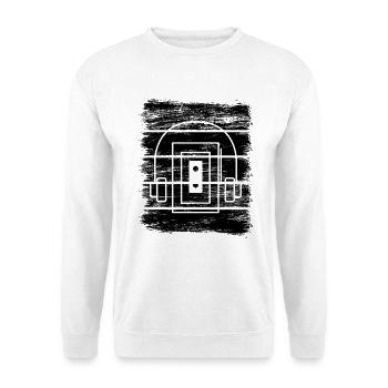 Kassettenspieler - Unisex Pullover - Weiß - Vorne