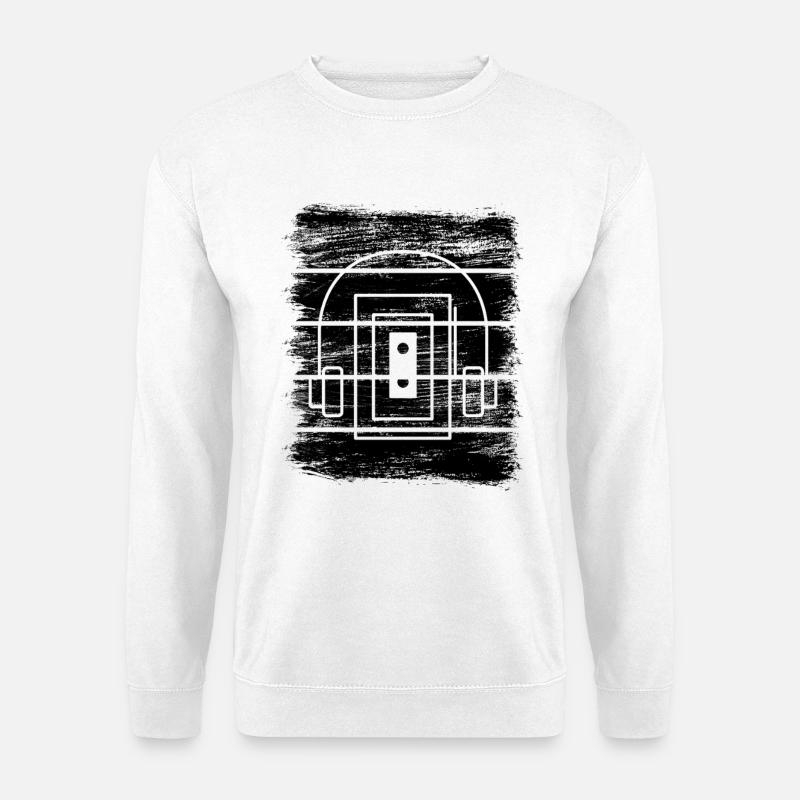 Cassette player - Unisex Sweatshirt - white