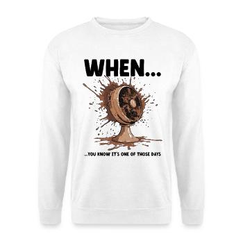Murphy's Law Meme Katastrophe Büro Kollegen Lustig - Unisex Pullover - Weiß - Vorne