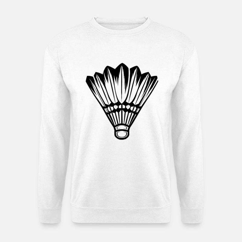 Badminton Federball - Unisex Pullover - Weiß