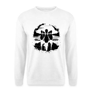 Bowling Sports - Sweat-shirt Unisexe - blanc - Devant