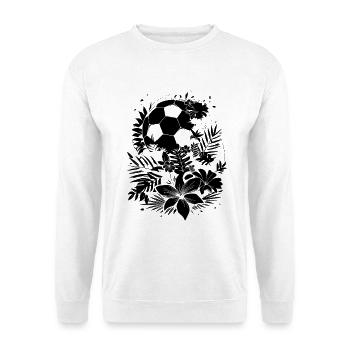 Football - Sweat-shirt Unisexe - blanc - Devant