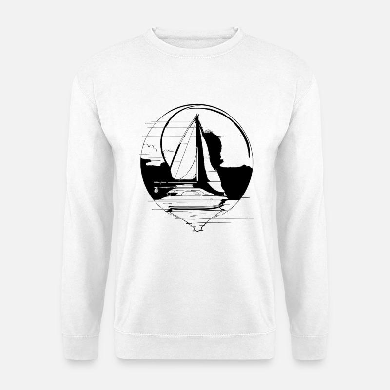 Segeln - Unisex Pullover - Weiß