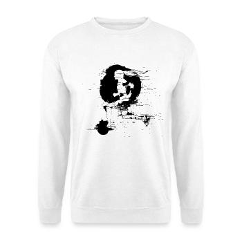 Coureur graphique - Sweat-shirt Unisexe - blanc - Devant