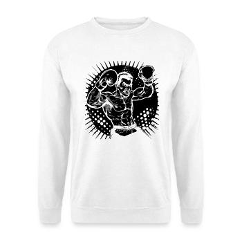 Boxer - Unisex Pullover - Weiß - Vorne
