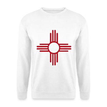Symbole Zia - Sweat-shirt Unisexe - blanc - Devant
