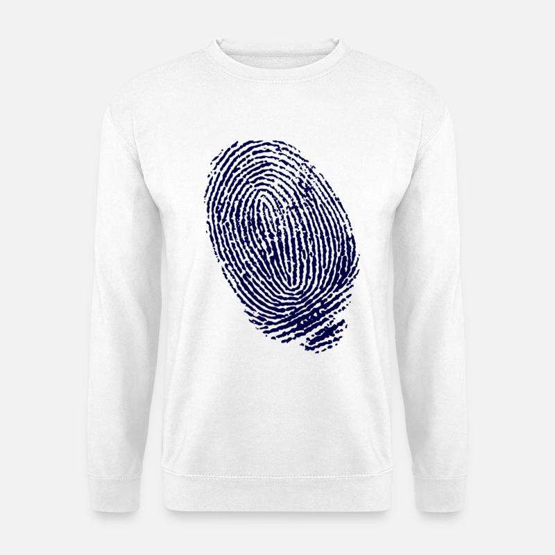 FINGERABDRUCK - Unisex Pullover - Weiß