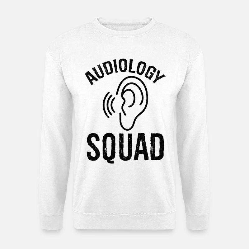 audiology squad - Unisex Pullover - Weiß