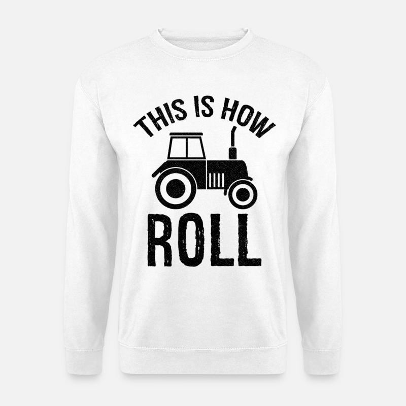 this is how roll - Unisex Pullover - Weiß