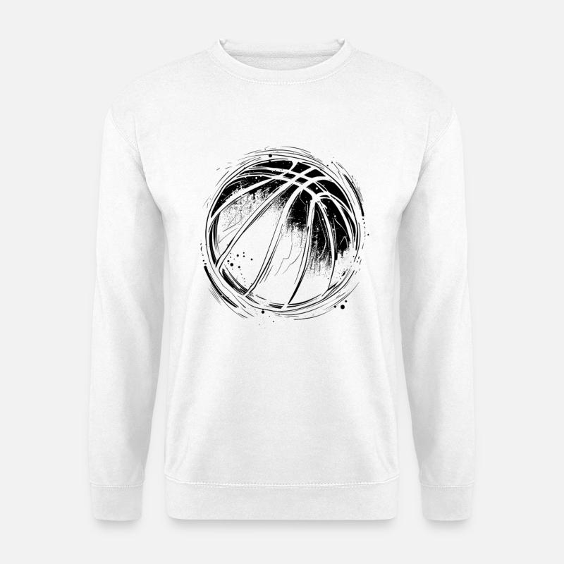 Basketball Ball - Unisex Pullover - Weiß