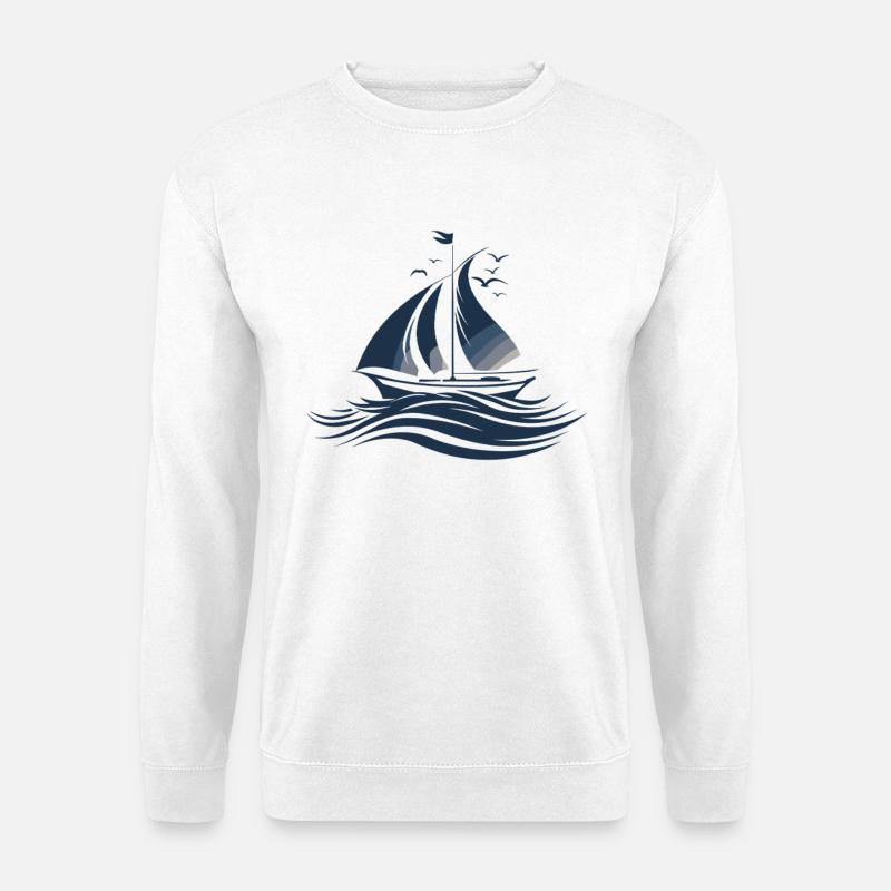 Segeln - Unisex Pullover - Weiß