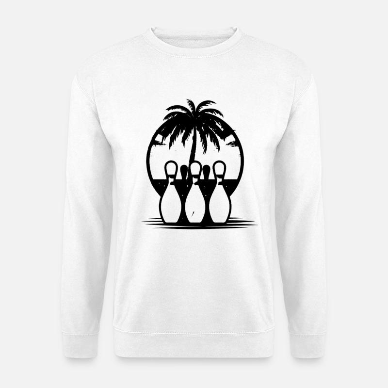 Bowling - Unisex Pullover - Weiß