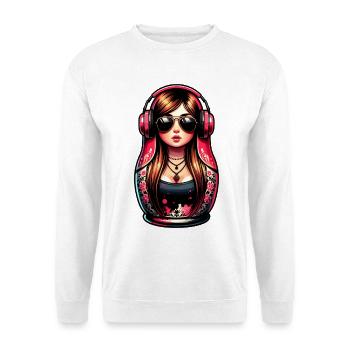 Russisch Matroesjka Muziek Russisch - Uniseks sweater - wit - Voor